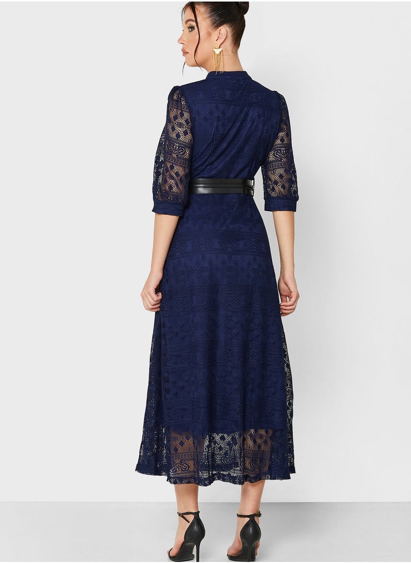 Khizana Lace A-Line Dress  - Image 2