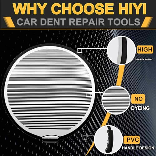 HiYi Dent Repair Line Dent Foldable Lined Dent Reflector Board Cloth Portable Flexible Reflector Led Line Board Scratch for Dent Remover Automotive Dent Fix Tools Dent Panel Striped Light Board (80CM) - Image 3