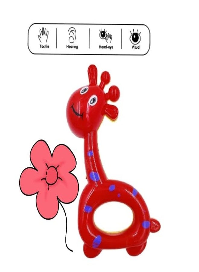 Little Mind Musical Merry Go Round Baby Toy with 4 Non-Toxic Rattles & Tethers - Crib Mobile for Newborns 0-6 Months | BPA-Free Sensory Toy for Infant Stimulation (Multicolor) - Image 3