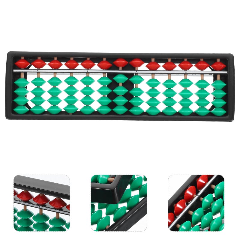 2pcs Chinese Abacus for Math Practical Calculating Chinese Abacus Math Learning Abacus - Image 1