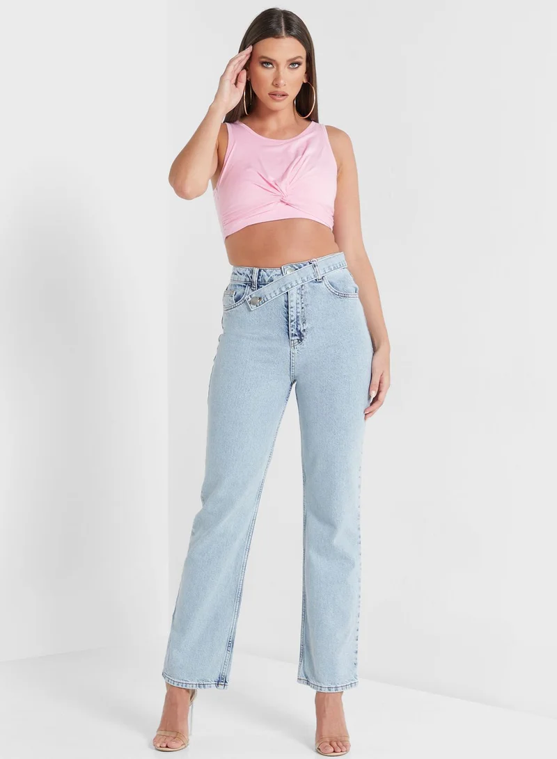 MISSY EMPIRE High Waist Jeans