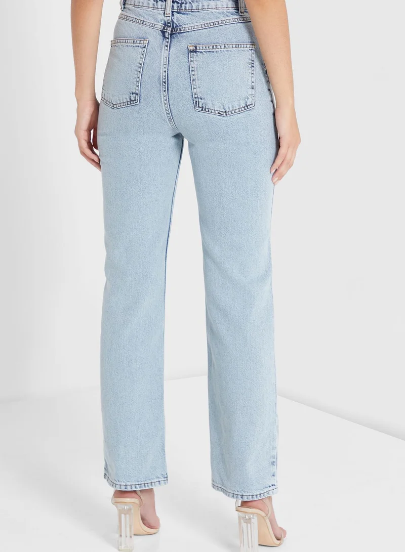 MISSY EMPIRE High Waist Jeans