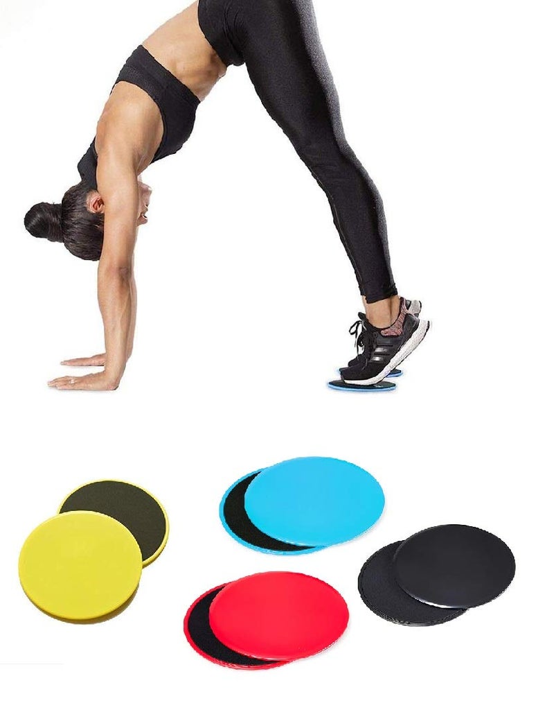 Massive Speed System Xpeed Vinyl Dual Core Disc Exercise Soft Padded Non Slip Slider Discs Gliding Discs Abs Making Equipment (Colour May Vary) - Image 1