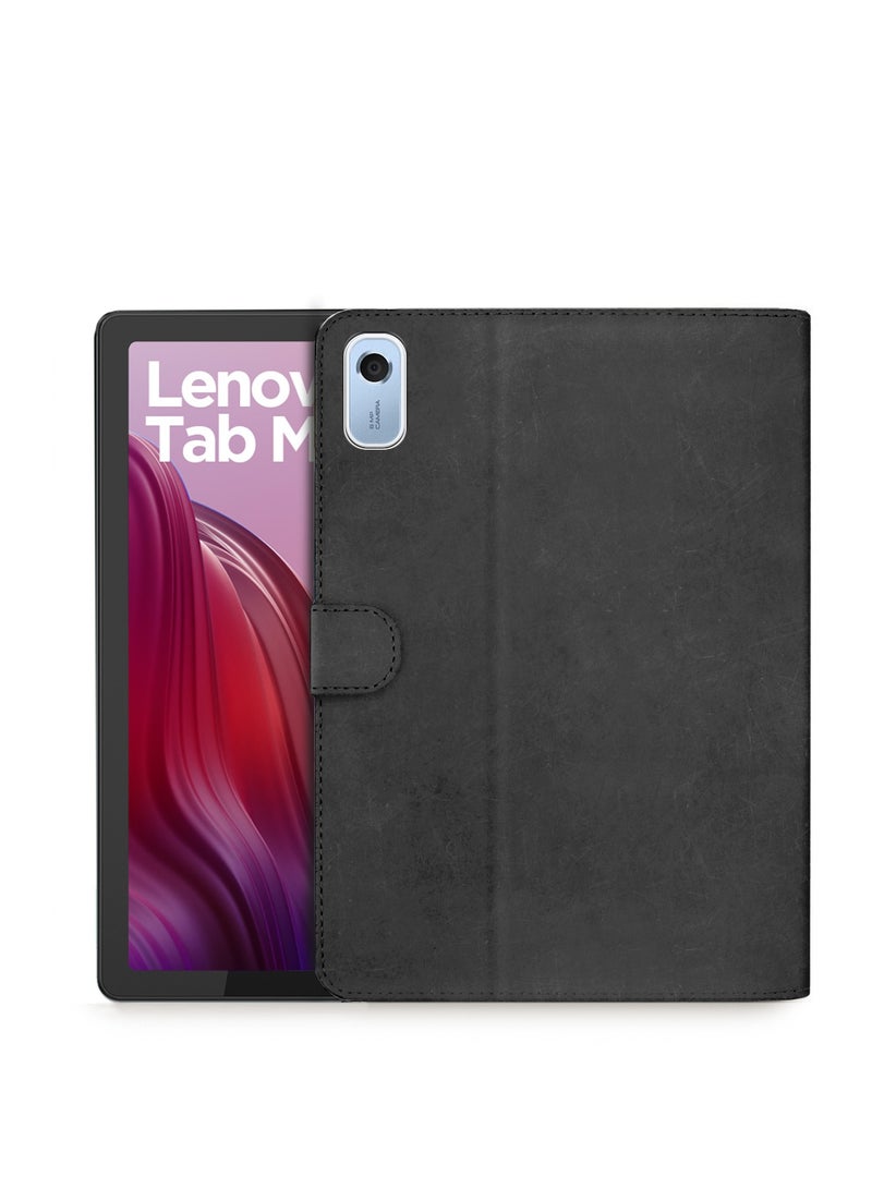 Wtech PU Leather Flip Case Cover For Lenovo Tab M9 4G 2022 Black - Image 1