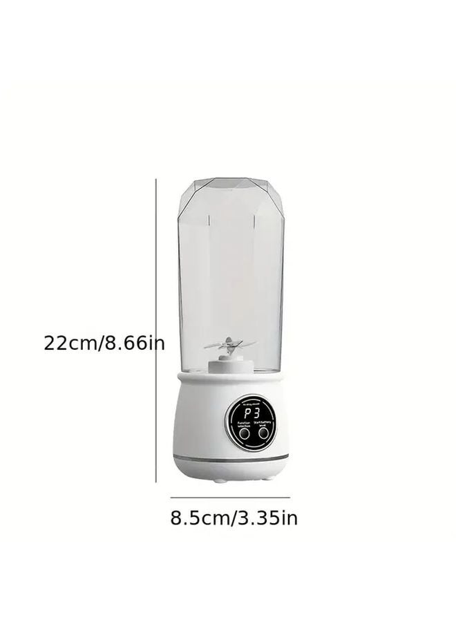 Purple Portable USB Rechargeable Blender For Smoothies Milkshakes Fresh Juice - Image 3