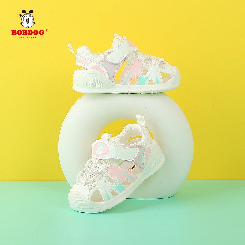 Children'S Sandals Summer Mesh Breathable Children'S Shoes Men'S Small Children'S Light Sneaker Female Baby'S Non-Slip Comfortable Baby Shoes - Image 3