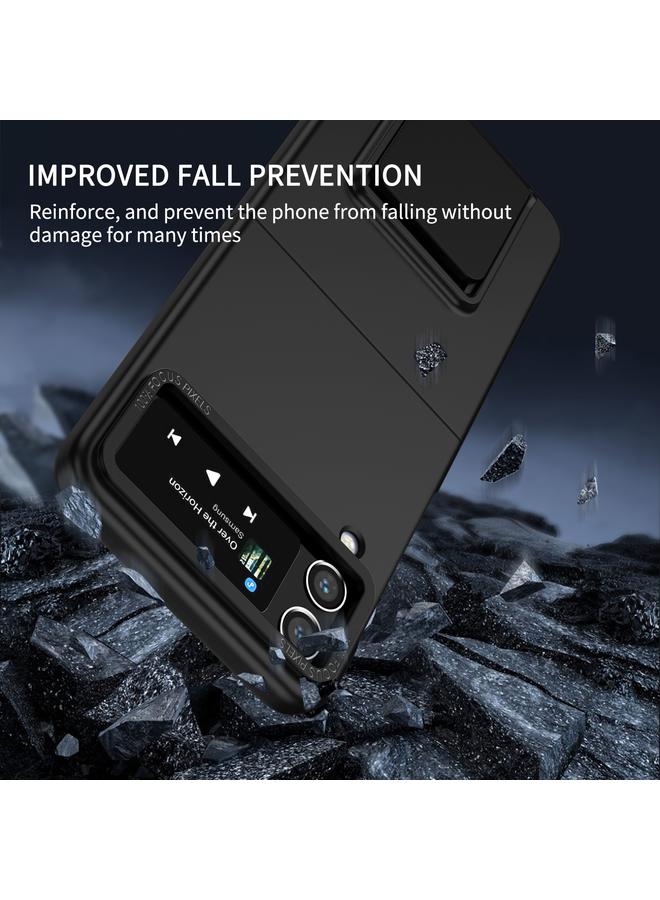 erorex Case For Samsung Galaxy Z Flip4 5G Three-dimensional Folding Holder PC Phone Case - Image 4