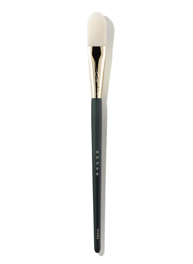 SOO ADOR okhee Basic Base Brush PIV05 – Multi-Functional Tool for Foundation, Powder & Primer | Designed by K-Pop Makeup Artist Seo Ok - Image 1