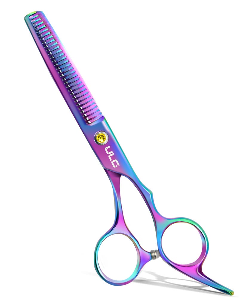 ULG Hair Thinning Scissors Professional Barberâ€™s Texturizing Teeth Shears for Hairdressing, Salon and Home Use Thinning Shears for Hair Cutting, Made of Japanese Stainless Steel, 6.5 inch - Image 1
