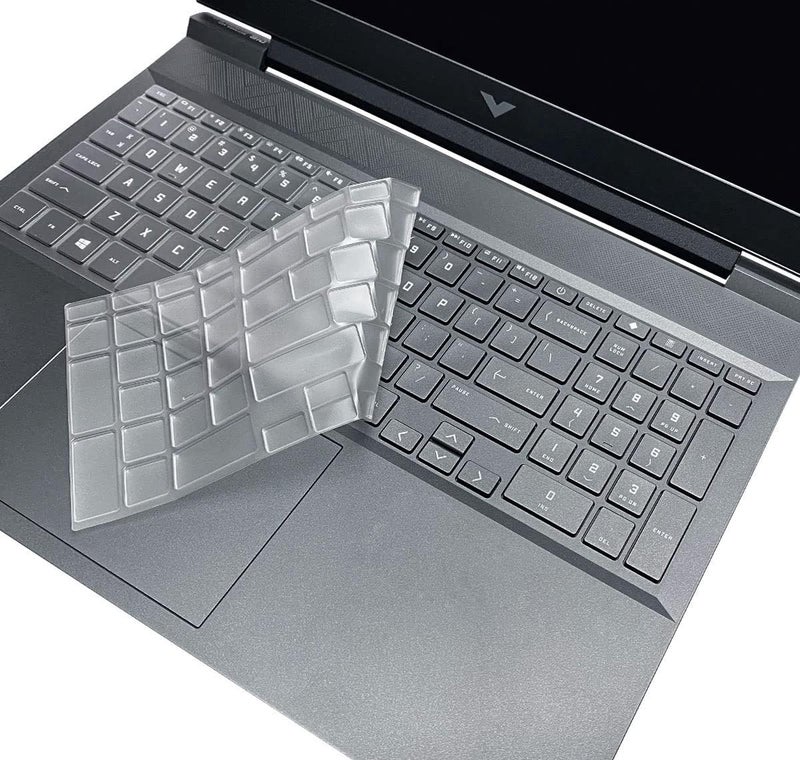 Oaky غطاء لوحة مفاتيح لجهاز HP Victus 15.6 بوصة FHD للألعاب 2024 2023 15-FA_، 15-FB__ وسلسلة HP Victus 16.1 بوصة مقاوم للماء والغبار - واقي لوحة مفاتيح رقيق للغاية - TPU شفاف - Image 3