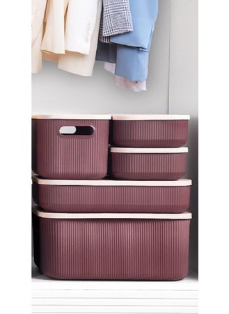 5 Pcs. Closet Organizer Storage Basket with Cover Socks Clothes Organizer 5pcs-Set - pzsku/ZC35B98D327722C14638DZ/45/_/1729159764/e2e3e318-446d-4a03-897e-058ed2117550