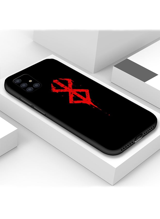Generic - Protective Shockproof Case Cover For Samsung Galaxy A71 4G Berserk anime fashion logo Drawing - Image 1