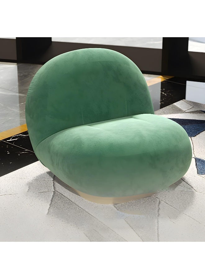 Comfynest Comfynest Contemporary Velvet Curved Sofa Tight Back Sloped Arm Settee  - Image 3