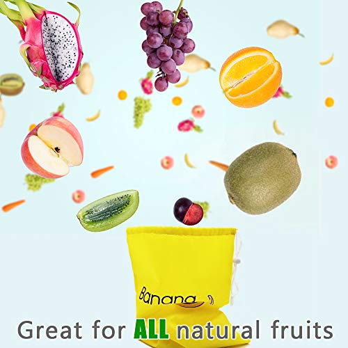Ed Hardy DE Reusable Produce Bags ，Includes Banana Bag and Lettuce Bag，Keep it Longer Up To 2 Weeks Stop Food Waste - Image 5