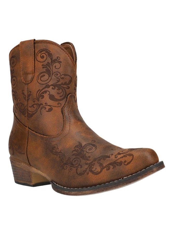 ROPER Women's Short Stuff Fashion Boot, Tan, 9 - Image 2