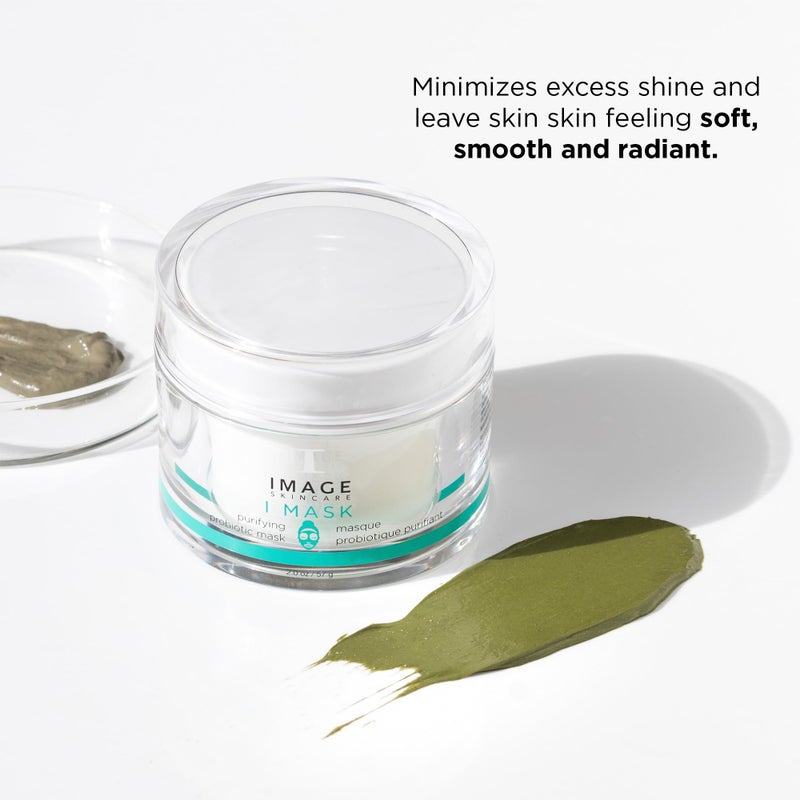 IMAGE Skincare, I MASK Purifying Probiotic Mask, Clay and Charcoal Facial Mask, Refine, Balance and Remove Impurities, 2 oz - Image 4