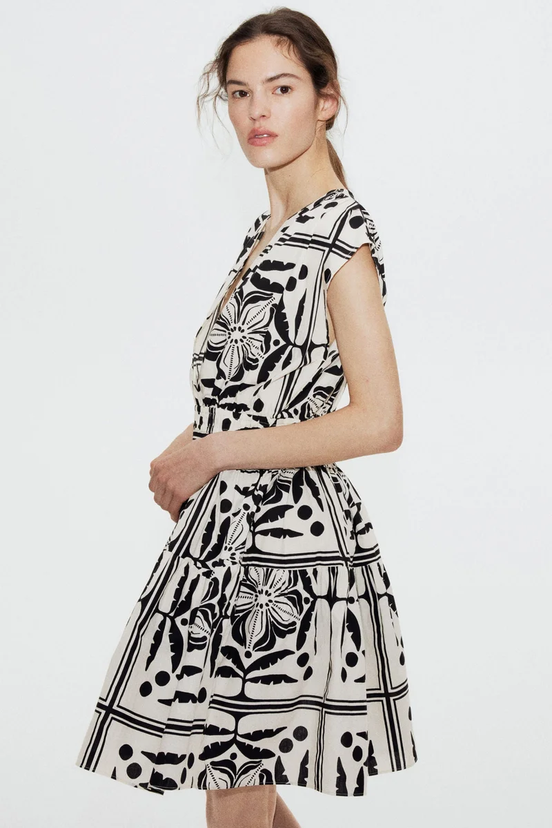 اتش اند ام Floral Print Mini Dress