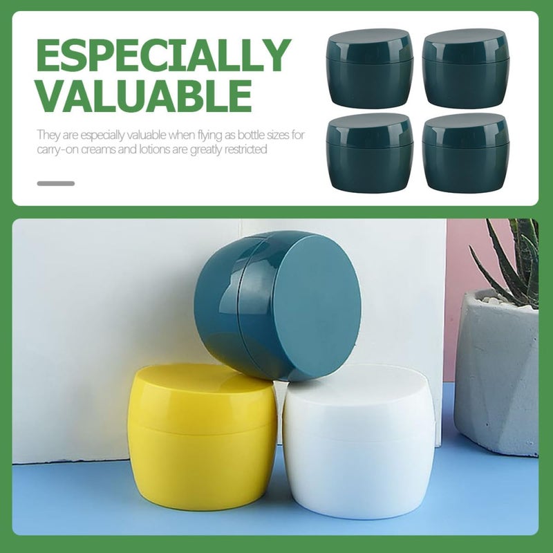 FAVOMOTO 6pcs 50g Cosmetic Jars Lotion Containers Travel Small Makeup Cream Storage Pots with Lid for Lip Balm Scrub and Skincare Products - Image 3