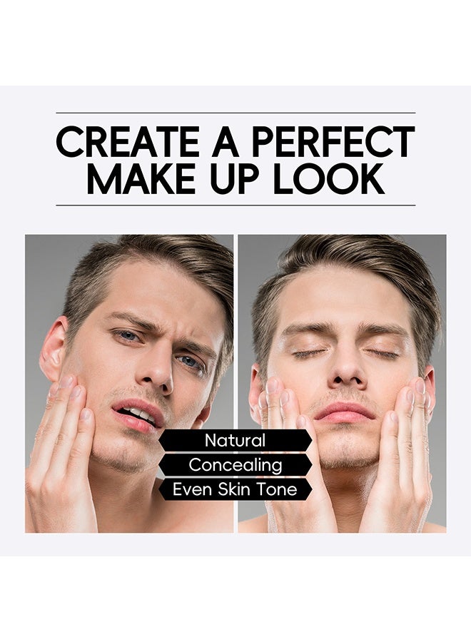 لايكو كريم كسول للرجال ، كريم تصحيح لون كونسيلر رجالي لتغطية عيوب الشوائب ، مرطب رجالي ملون ، يوازن لون البشرة مع تركيبة خفيفة الوزن ومرطبة للاستخدام اليومي - Image 3