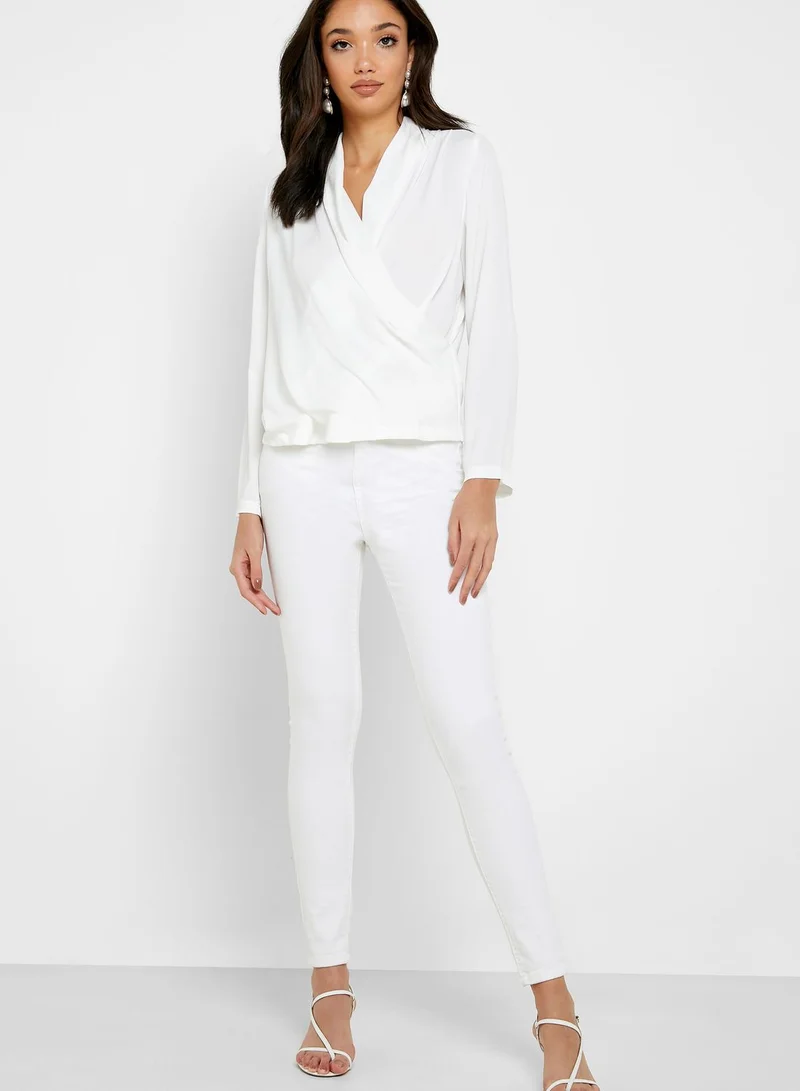 ELLA Wrap Front Top