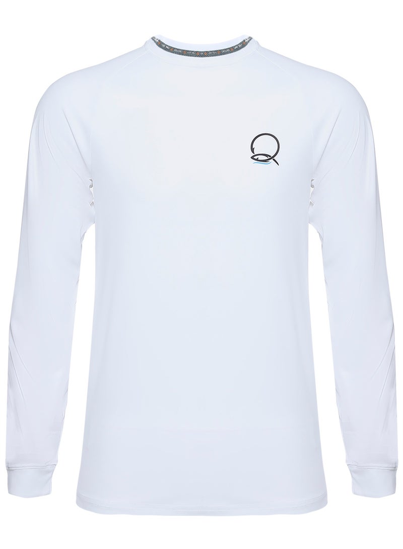 Qassar UPF50+ High Performance Full Sleeve Shirt - Sailfish White - Image 2