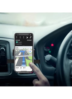 HM2A Car Vent Phone Mount, Air Vent Holder Clip, Mobile Holder For Car Vent, Mobile Cell Phone Mount Handsfree Stand Cradle for iPhone, Samsung, and Most phones  - Image 3