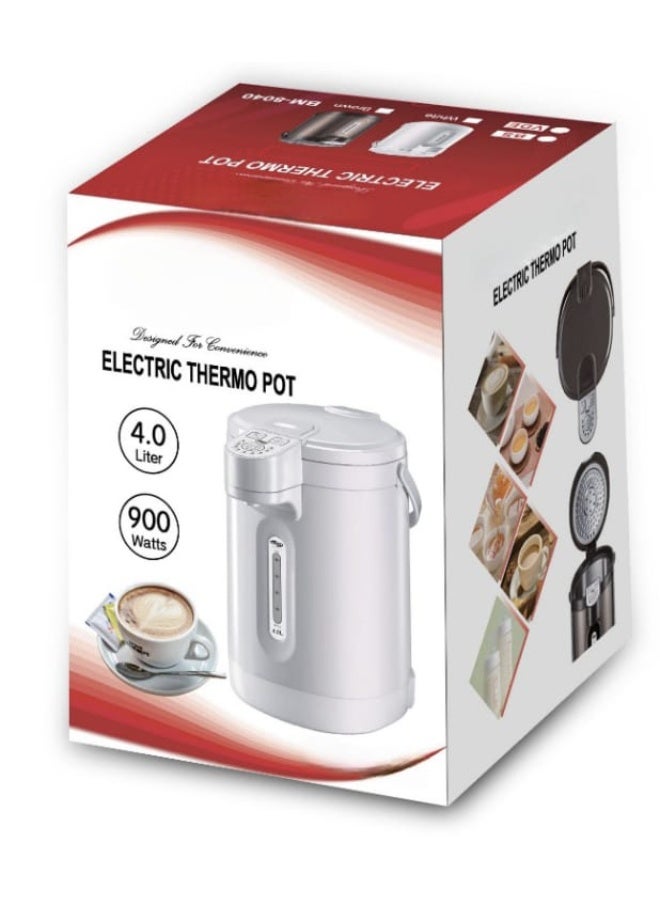 Bm Thermo Pot 4L 900W Hot Water Dispenser – Stainless Steel Electric Instant Water Boiler | Thermo Flask  for Home & Office, Energy Efficient, Auto Shut-Off, Keep Warm Function - Image 2