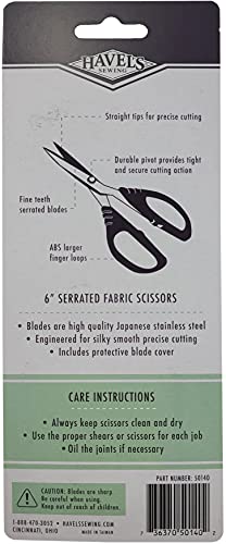 Havel's 82246 Sew Creative Large Finger Loop Scissors 6', Serrated - Image 3