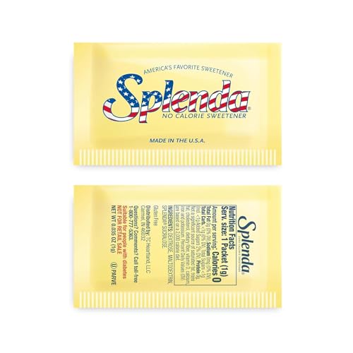 SPLENDA سوبليندا محلي السكر بدون سعرات حرارية، عبوات فردية، 2000 قطعة، 2000 جرام - Image 2