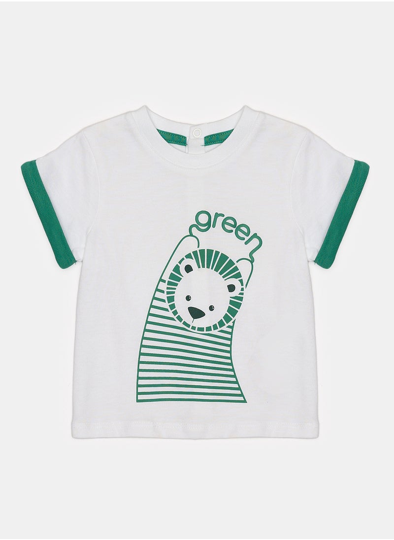 OBAIBI - Green T-Shirt for Boys - Image 1