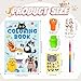 Cinrobiye 72 Pcs Cat Party Favor Set Cat Activities Book Pet Party Coloring Pages Goodie Bag Fillers School Classroom Activity Game Prize Cat Themed Birthday Party Favor Decor - Image 4