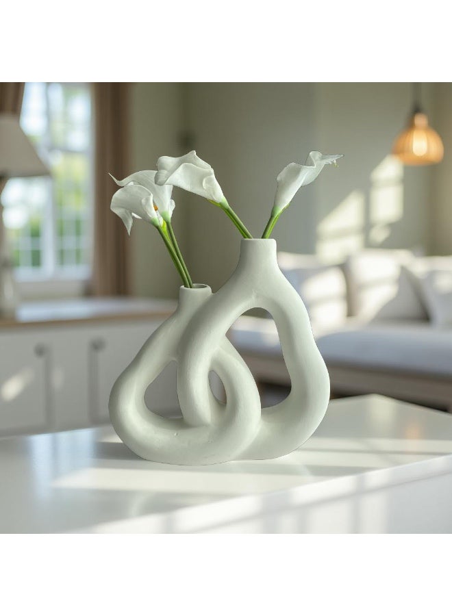 Interlocking Abstract Vase - Image 3