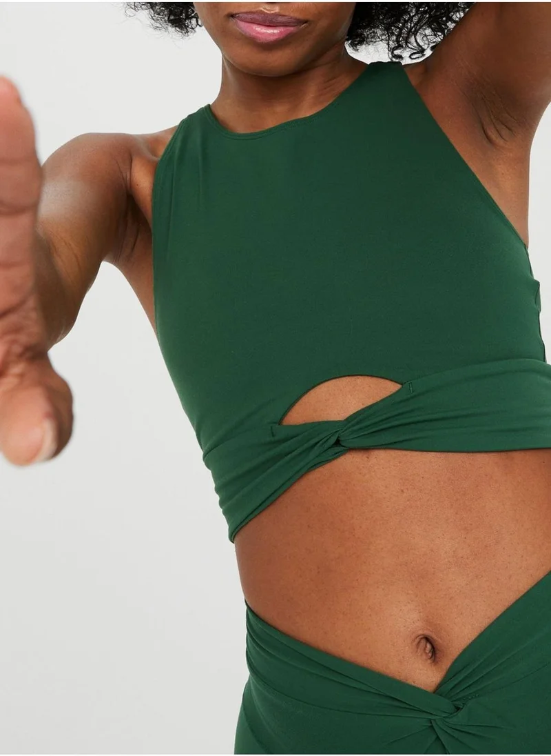 Aerie Cut Out Knitted Tank Top