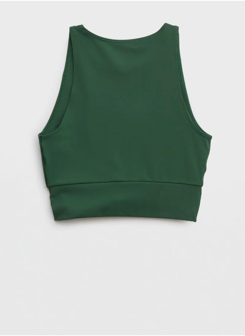 Aerie Cut Out Knitted Tank Top