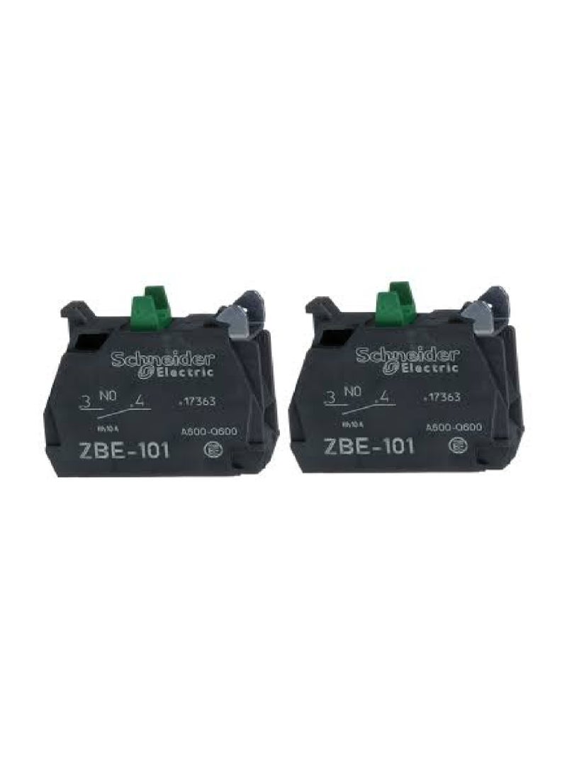 Schneider Electric Schneider Electric XB Contact Block 1NO ZBE-101 2pcs  - Image 1