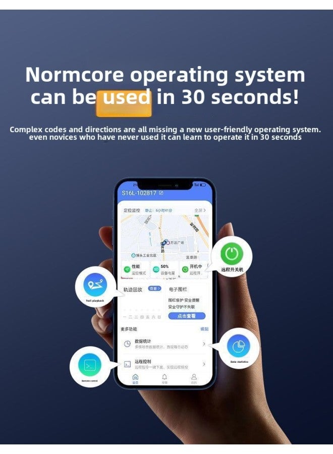 Germany Gps Locator Car Anti-theft Instrument Vehicle Tracking Tracking Anti-lost Fixed Guard-Body Color:Germanimport Battery Life 5 Days + Beidou + Wifi + 5g Double Star Real-time Positioning/historic Trajectory/remote Switch + Lifetime Free-Memory Capacity:Cloud Storage  - Image 4