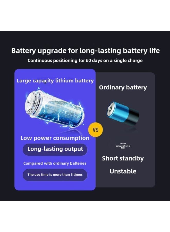 Germany Gps Locator Car Anti-theft Instrument Vehicle Tracking Tracking Anti-lost Fixed Guard-Body Color:Germanimport Battery Life 5 Days + Beidou + Wifi + 5g Double Star Real-time Positioning/historic Trajectory/remote Switch + Lifetime Free-Memory Capacity:Cloud Storage  - Image 3