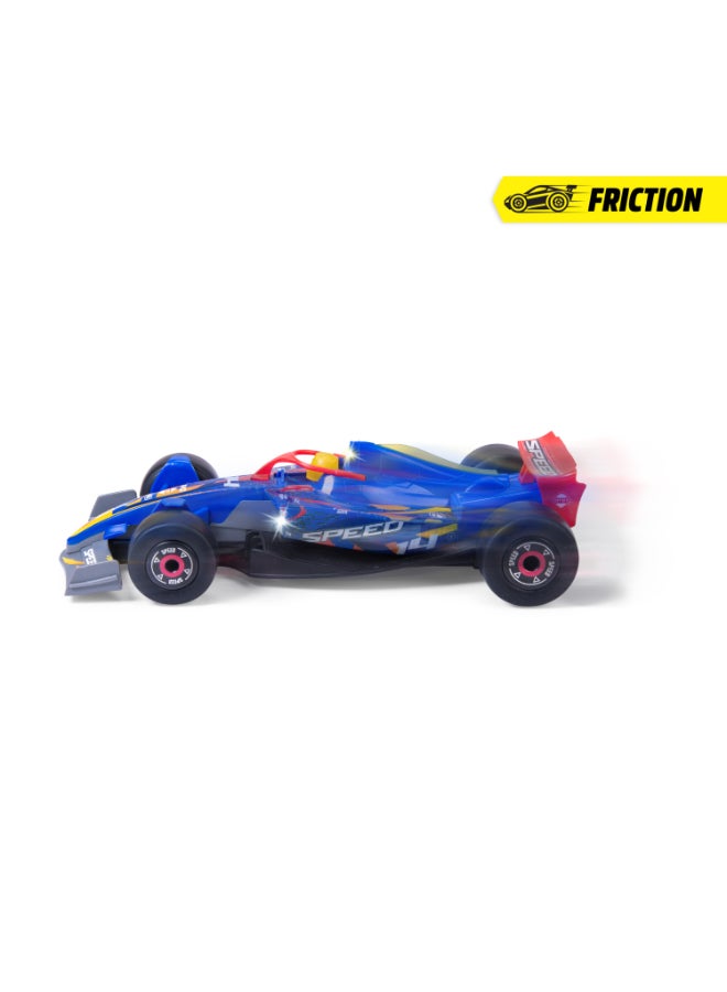 Dickie Toys Formula Racer Team Speed - 1:24 Toy Car with Light & Sound, Friction & Rubber Wheels - 23 cm - Try Me - Image 3