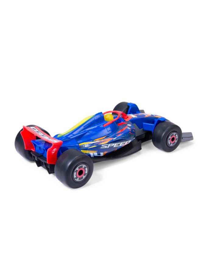 Dickie Toys Formula Racer Team Speed - 1:24 Toy Car with Light & Sound, Friction & Rubber Wheels - 23 cm - Try Me - Image 4