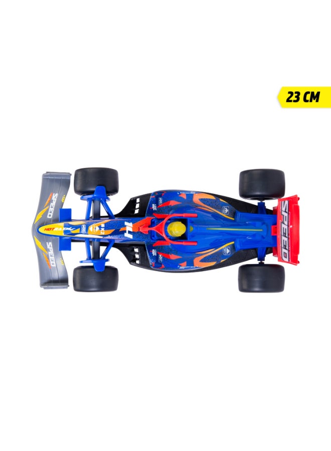 Dickie Toys Formula Racer Team Speed - 1:24 Toy Car with Light & Sound, Friction & Rubber Wheels - 23 cm - Try Me - Image 2