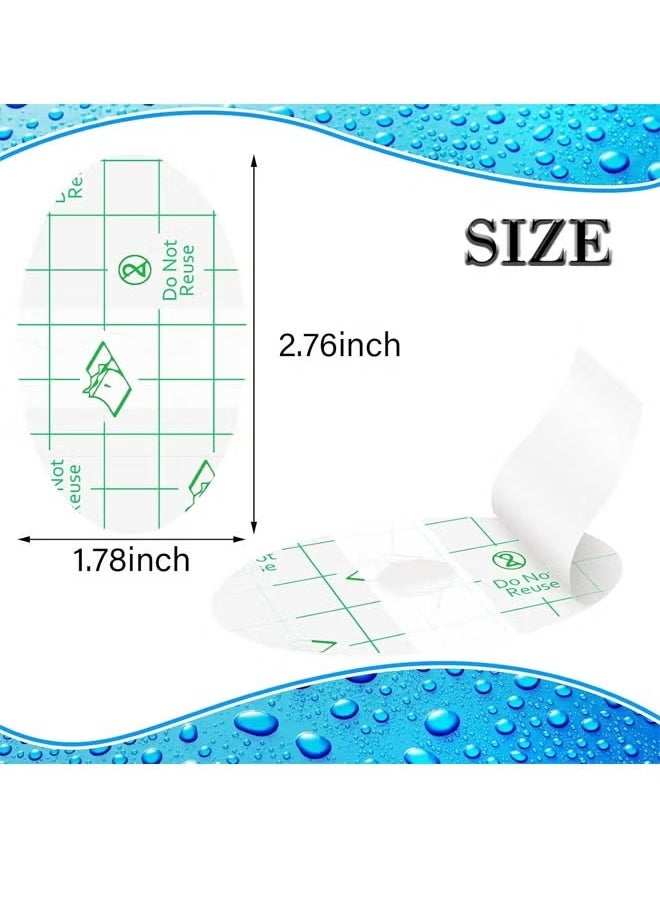 Aikenn Aikenn 60-Piece Baby Waterproof Ear Stickers with Absorbent Cotton, For Swimming Shower Ear Protectors with Ear Plugs for Kids Newborn Disposable Ear Covers for Shower Surfing Snorkeling and Other Water Sports (White)  - Image 2