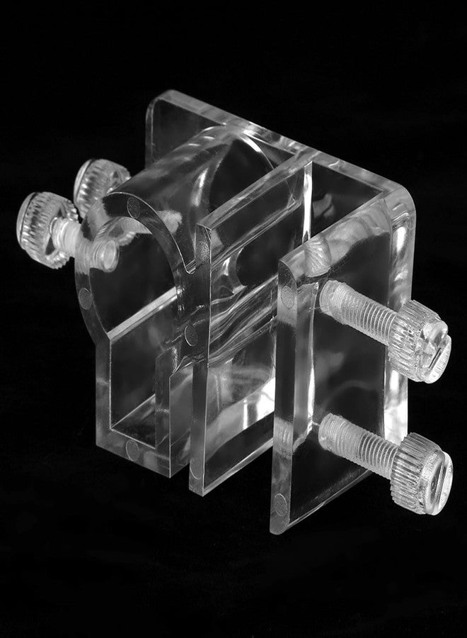 Zerodis 2Pcs Aquarium Acrylic Transparent Pipe Fixture, Aquarium Hose Fixing Clip for Fix 12-16mm Inflow Outflow Tube - Image 5