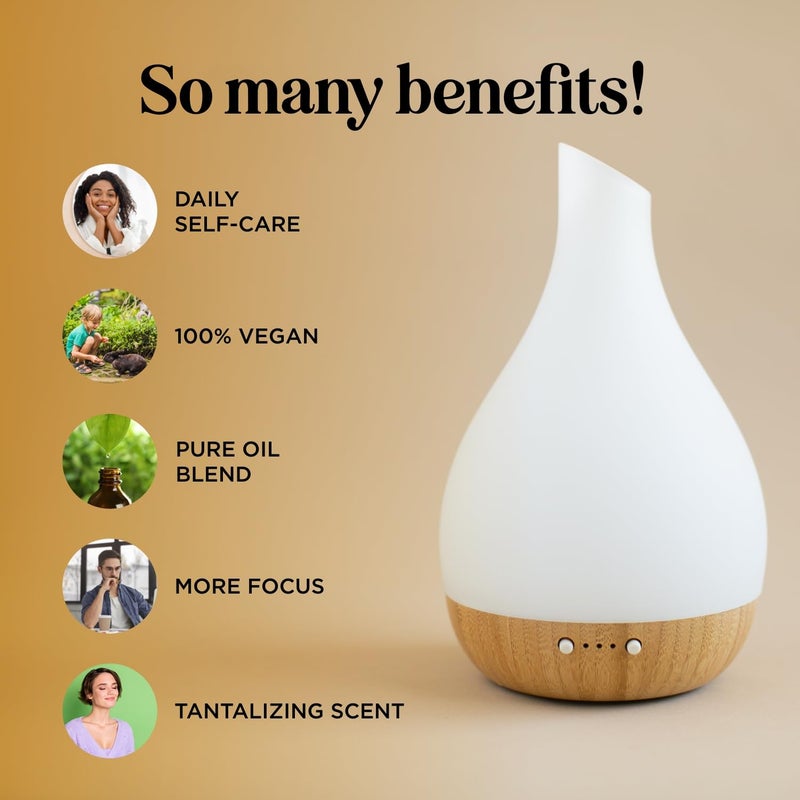 Maple Holistics Focus Essential Oil Blend for Diffusers - Aromatherapy Essential Oils Blend for Home and Travel Energy Focus and Attention Support with Grapefruit Bergamot Peppermint and Eucalyptus (1 Fl Oz) - Image 3