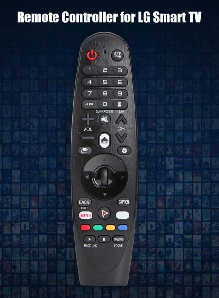 PopZa Smart TV Television Remote Control Replacement for LG AN-MR600 AN-MR650 - Image 2