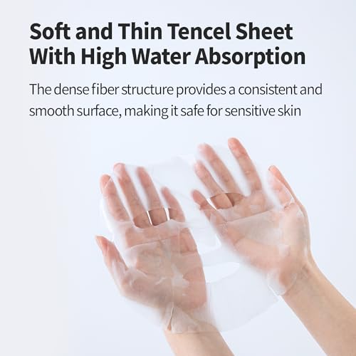 BENTON Aloe Soothing Mask Pack 23g 10 Pack (230g_new) - Aloe & Green Tea Leaf Water Contained Hydrating and Cooling Facial Mask Sheet, Fresh Moisturizing and Cooling Effect - Image 5