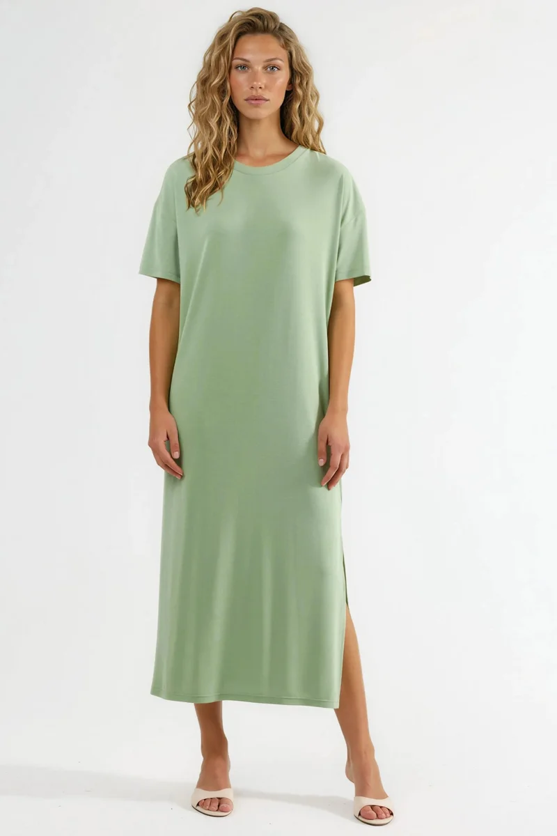 Busem BUSEM Loose Fit Midi Dress with Slit