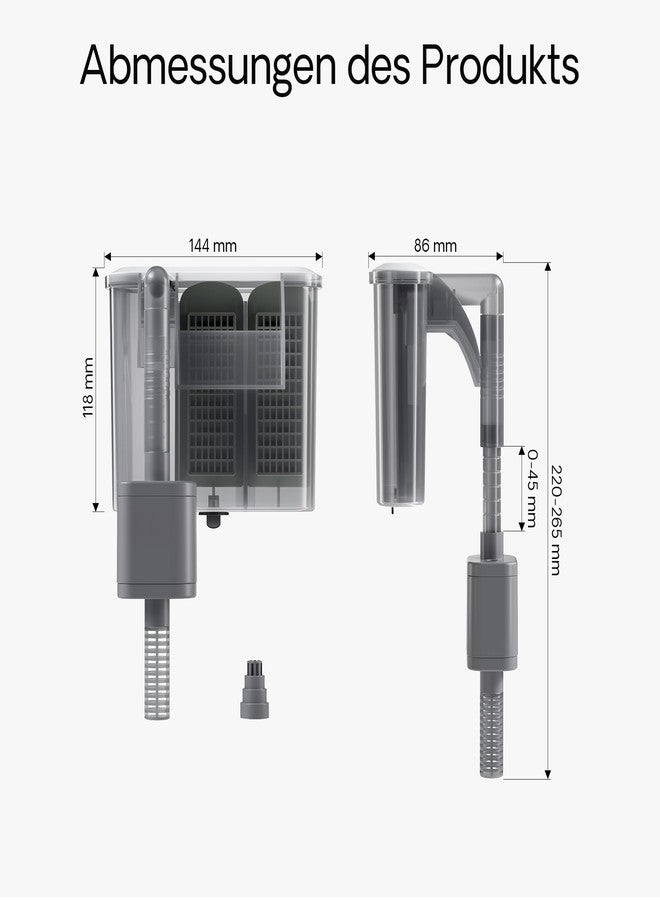 Sunsun PREMIER PLANTS Aquarium Hang on Filter Hbl-302, 1 Piece - Image 3