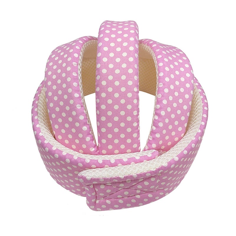 Ocanoiy Baby Helmet Toddler Children Headguard Infant Head Cushion Protective Harnesses Cap Soft Adjustable Kid Hat Head Protector (Pink) - Image 5