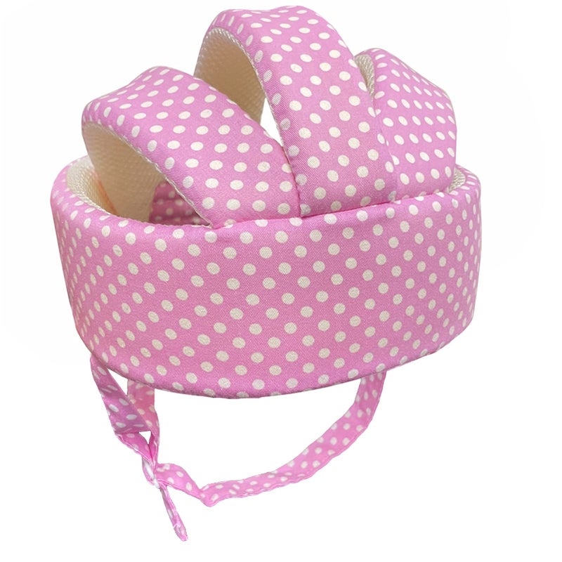 Ocanoiy Baby Helmet Toddler Children Headguard Infant Head Cushion Protective Harnesses Cap Soft Adjustable Kid Hat Head Protector (Pink) - Image 3