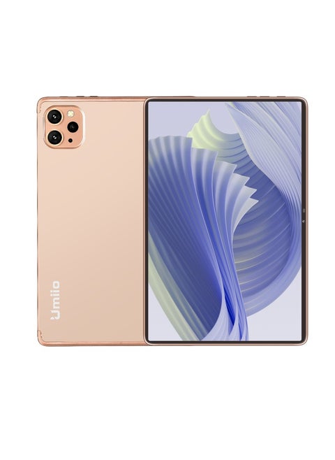 Smart Tablet PC 10.1-inch HD Screen 8GB RAM 256GB ROM Front and Rear Camera WiFi and Dual SIM 5G Network Android Tab with Leather Cover Keyboard and Mouse
